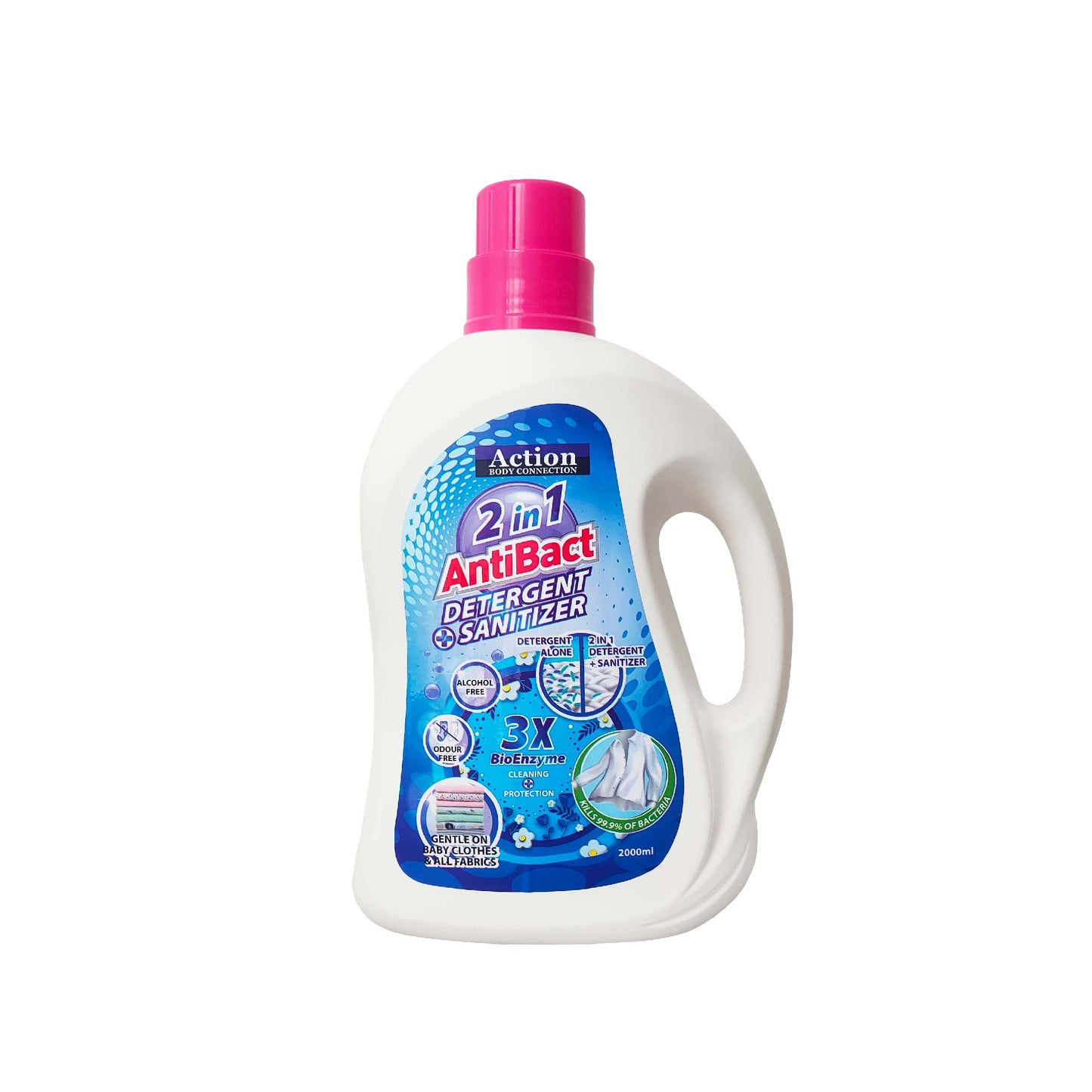 Anti-Bacterial Detergent (2 in 1 Sanitizer + Detergent) 2000ml