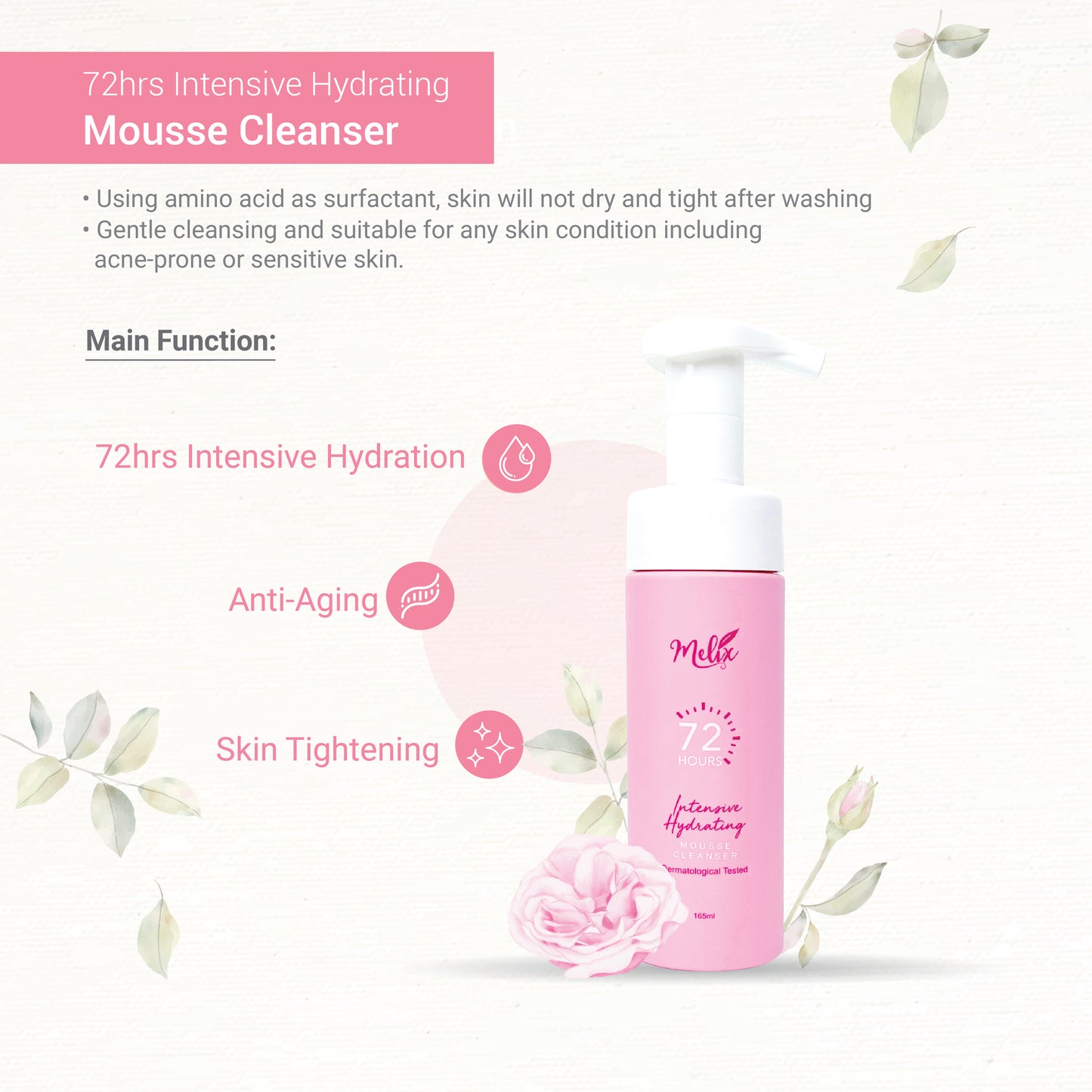 72 Intensive Hydrating Mousse Cleanser